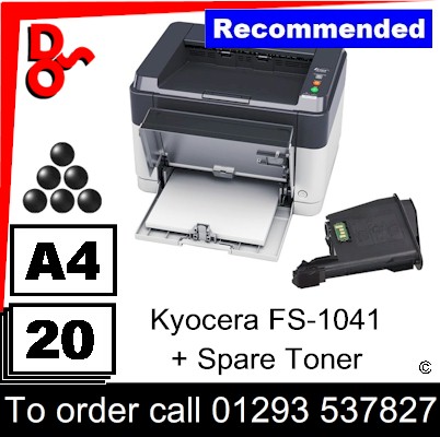 Kyocera FS-1041 A4 Printer plus spare DOS Compatible Toner